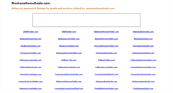 Desktop Screenshot of montanahomedeals.com