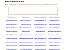 Tablet Screenshot of montanahomedeals.com